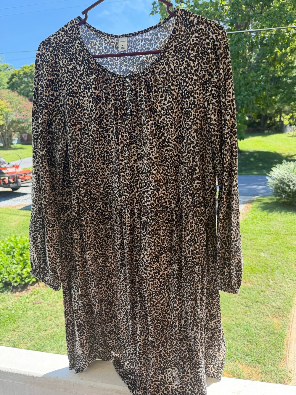 Old Navy Leopard Print Mini Dress - Brown and Black